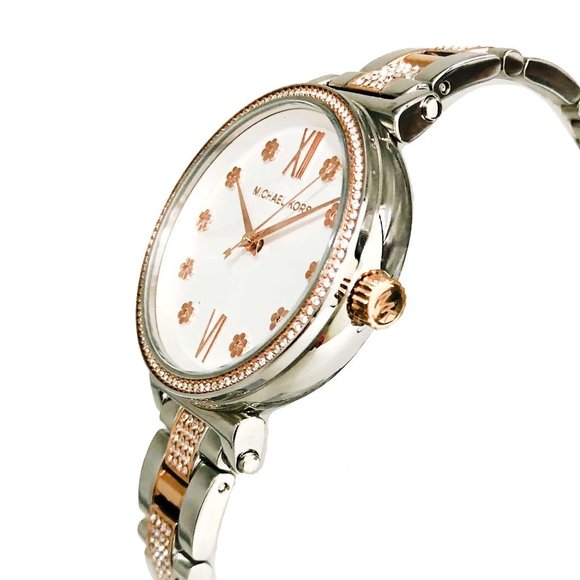 Michael Kors Sofie Chrystal Stainless Steel Silver Dial Ladies Watch MK3880 main image 6